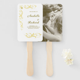 Abanico Elegante Boda victoriano