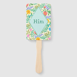 Abanico Elegante Boho Floral Nodal Weddal Shower Game