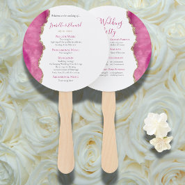 Abanico Elegante ceremonia de Boda de piedra de águila ros