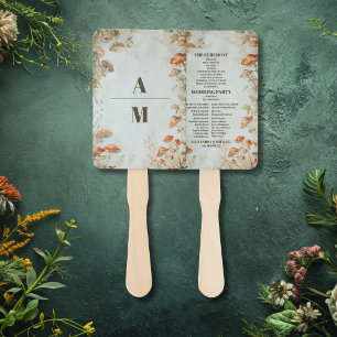 Abanico Elegante Mushroom Fern Boda