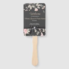 Abanico Elegante programa de casquería de moda acuarela Fl