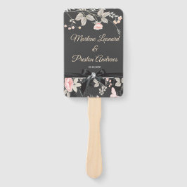 Abanico Elegante programa de casquería de moda acuarela Fl