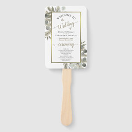 Abanico Elegante programa de Eucalyptus y Bodas de Pino Do