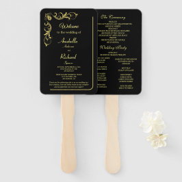 Abanico Elegante programa de fans del Boda victoriano