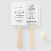 Elegante programa de Monograma de Caligrafía en Bl