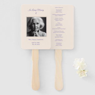 Abanico Elegante Programa de Orden de Servicio Memorial Fu