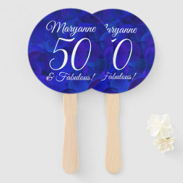 Abanico Elegante Royal Blue 50 y fabulosa fiesta de cumple
