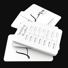 Abanico Elegante tema Boda blanco y negro