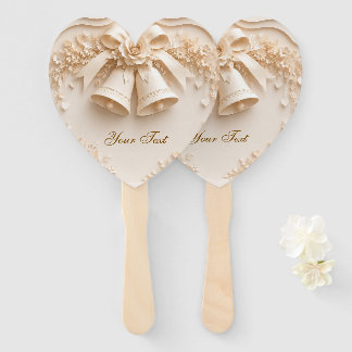 Abanico Elegantes Hochzeitsdesign mit Glocken und Rosen