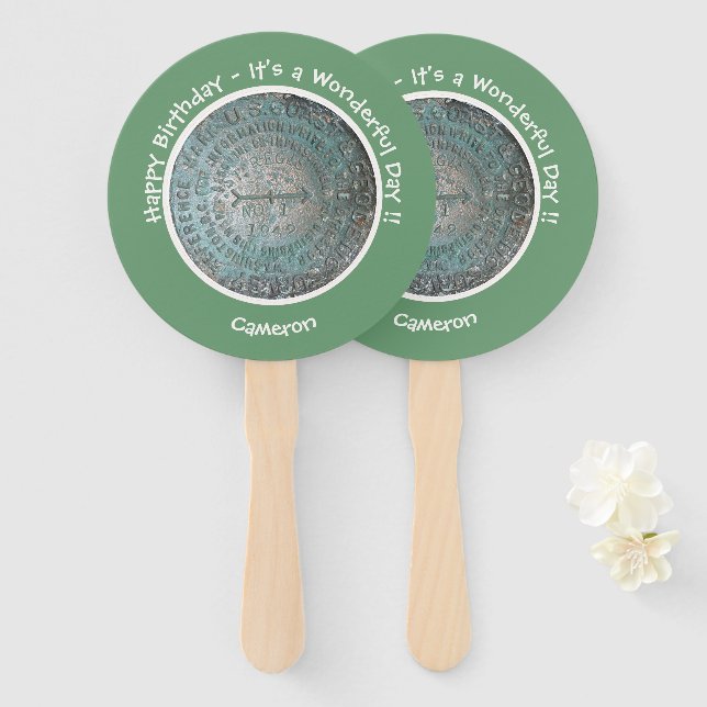 Abanico Elementos Fiestas de referencia de la montaña de S (Anverso y reverso)