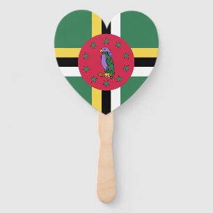 Abanico Emblema de bandera de Dominica