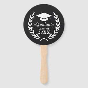 Abanico Emblema de fotografía de graduación personalizada