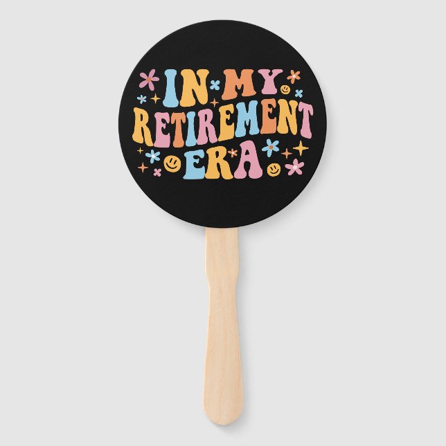 Abanico En mi era de retiro (Anverso)