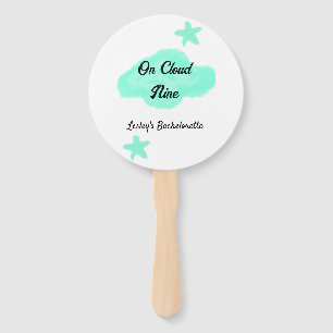 Abanico En Nube nueve nubes verdes pastel estrella de bach