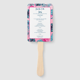 Abanico Encuéntrenme en el itinerario de cumpleaños de los