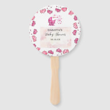 Es un Baby Shower rosa ilustracion Chica