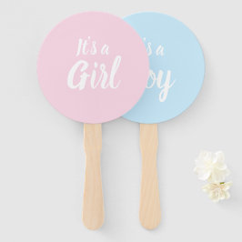 Abanico Es un Chica, es una revelación de sexo de bebé