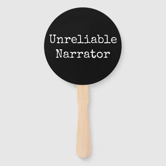 Abanico Escritor - Narrador poco fiable I (Anverso)
