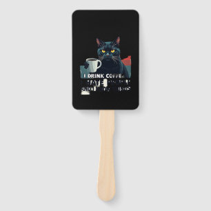 Abanico Eso es lo que hago Bebo café Odio a la gente Y