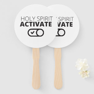 Abanico Espíritu Santo B/W Activar Icono Gosp de gráficos 