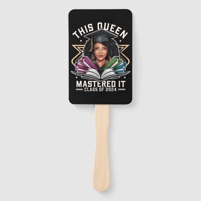 Abanico Esta Reina dominó la clase de graduación de 2024 (Anverso)