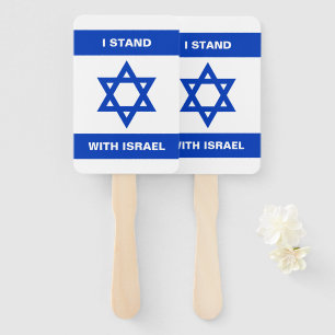 Abanico Estoy de acuerdo con el texto de Israel personaliz