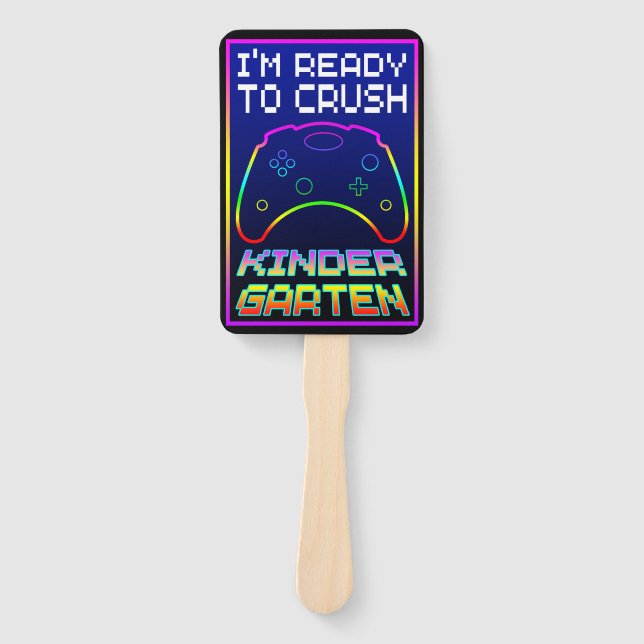 ABANICO ESTOY LISTO PARA APLASTAR KINDER GARTEN (Anverso)