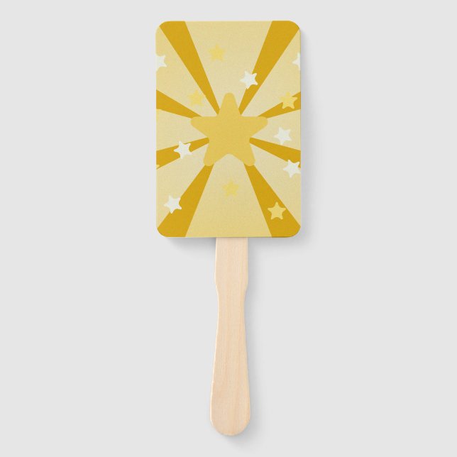 Abanico Estrella radiante conjunto de fans (Anverso)