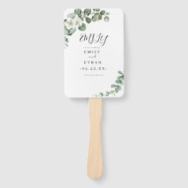 Abanico Eucalyptus Rustic Greenery Boda