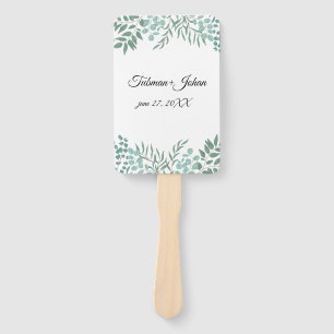 Abanico Eucalyptus Rustic Greenery Boda