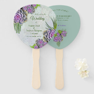 Abanico Exquisitos ramos para una boda en el jardín
