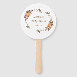 Abanico Fall boho Rustic Pumpkin Baby Shower