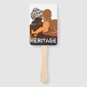 Abanico Familia Negra Amor Negro Patrimonio AFRICANO