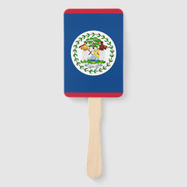 Abanico Fanático con bandera de Belice