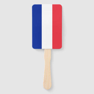 Abanico Fanático con bandera de Francia