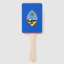 Abanico Fanático con bandera de Guam, Estados Unidos