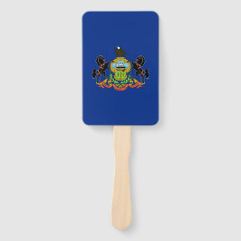 Abanico Fanático con bandera de Pennsylvania, Estados Unid
