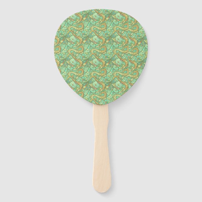 Abanico Fanático de mano de Pisces (Anverso)