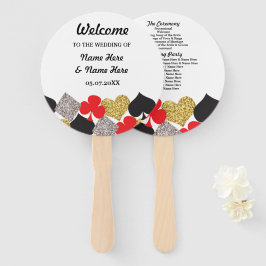 Abanico Fanático del programa de bodas de Purpurinas Casin