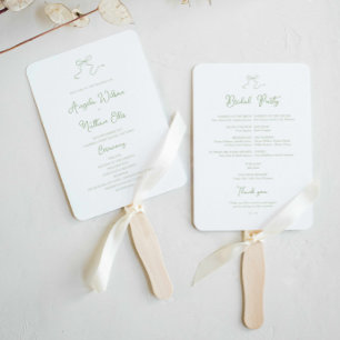 Abanico Fanático del programa de bodas ecológicas sensacio