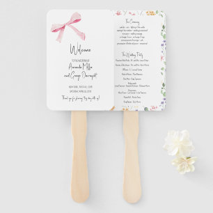 Abanico Fanático del programa de bodas florales de Bow ros
