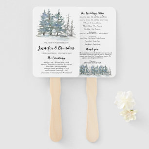 Abanico Fanático del programa de bodas forestales de Woodl