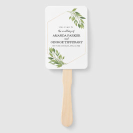 Abanico Fanático del programa de bodas verdes