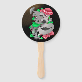 Abanico Fanático surrealista de verano del rompecabezas