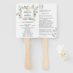 Abanico fanáticos del programa de bodas botánicas florales