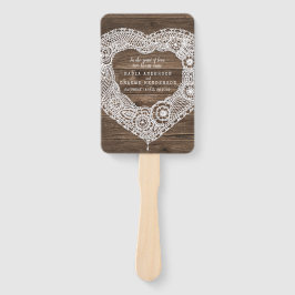 Abanico Fanáticos del programa de efectos de boda country