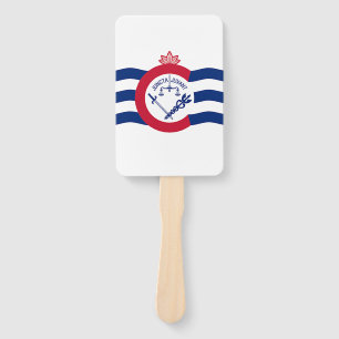 Abanico Fanáticos patrióticos con bandera de Cincinnati