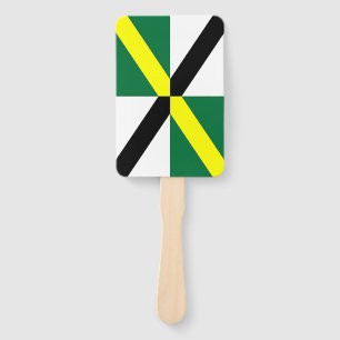 Abanico Fanáticos patrióticos con bandera de Monterey
