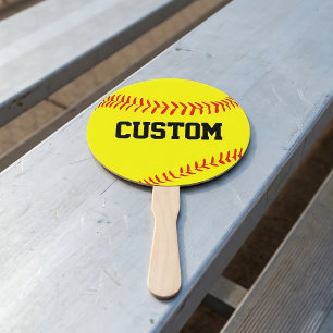 Abanico ¡Fans de encargo del softball de Fastpitch para
