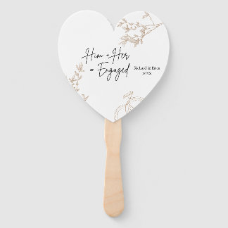 Abanico Fans de Invitación de compromiso de campos agrícol